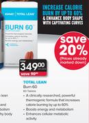 Total Lean Burn 60 60 Tablets-Per Pack