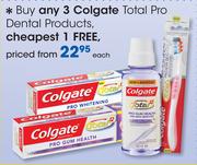 Colgate Total Pro Dental Products-Each