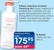 Avene TriXera Plus Gel-400ml 