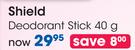 Shield Deodorant Stick-40g Each