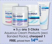 Clicks Aqueous Cream Products (Excl. Banded Packs)-Each