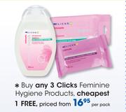 Clicks Feminine Hygiene Products-Per Pack