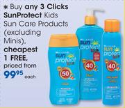 Clicks Sun Protect Kids Sun Care Products (Excluding Minis)-Each