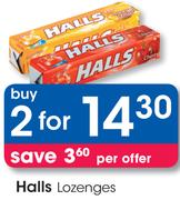 Halls Lozenges-2 For