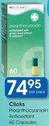 Clicks Proanthocyanidin Antioxidant 60 Capsules-Per Pack