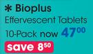 Bioplus Effervescent Tablets 10 Pack-Per Pack
