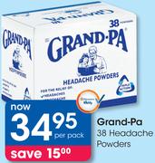 Grand-Pa 38 Headache Powders-Per Pack