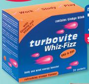 Turbovite Whiz-Fizz 20 Sachets-Per Pack