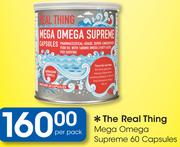 The Real Thing Mega Omega Supreme 60 Capsules-Per Pack