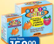 Brain Child Fruity Fish Oil 60 Burstlets-Per Pack