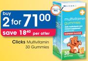 Clicks Multivitamin-2x30 Gummies