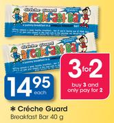 Creche Guard Breakfast Bar-40g
