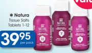 Natura Tissue Salts Tablets 1-12-Per Pack