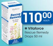 Vitaforce Rescue Remedy Drops-50ml