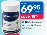 Tibb Stress-Away Anxiety & Stress 60 Tablets-Per Pack