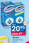 Benylin Cough Syrup-50ml Each