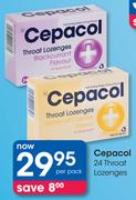 Cepacol 24 Throat Lozenges-Per Pack