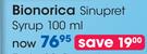 Bionorica Sinupret Syrup-100ml 