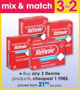 Rennie Products-Per Pack