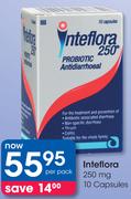 Inteflora 250mg 10 Capsules-Per Pack