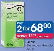 Clicks Effervescent Granules-2x120g
