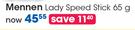 Mennen Lady Speed Stick-65g