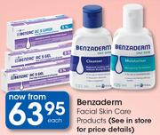 Benzaderm Facial Skin Care Products-Each