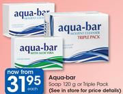 Aqua-Bar Soap 120g Or Triple Pack-Each