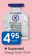 Superzest Energy Tonic 10ml-Each