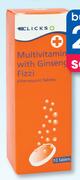 Clicks Multivitamin With Ginseng Capsules-2 x 30's