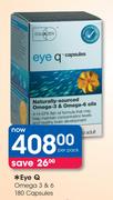 Eye Q Omega 3 & 6-180 Capsules