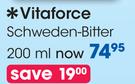 Vitaforce Schweden-Bitter-200ml
