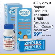 Zinplex Products(Excludes Bum Cream)-Per Pack