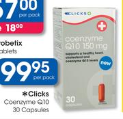 Clicks Coenzyme Q10-30 Capsules
