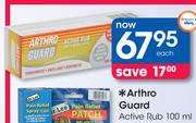  Arthro Guard Active Rub-100ml Each