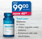 GNC Total Lean Waterex-60 Tablets Per Pack