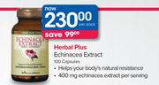 GNC Herbal Plus Echinacea Extract 100 Capsules-Per Pack