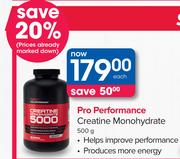 GNC Pro Performance Creatine Monohydrate-500g