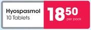 Hyospasmol 10 Tablets-Per Pack