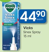 Vicks Sinex Spray-15ml