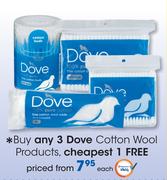  Dove Cotton Wool Products Each