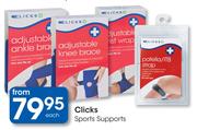 Clicks Sports Supports Each