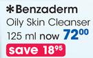 Benzaderm Oily Skin Cleanser-125ml