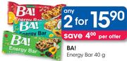 BA! Energy Bar-2x40g