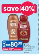 Garnier Ultimate Blends Shampoo Or Conditioner-2 x 400ml
