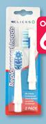 Clicks 2 Pack Dual Motion Refill Heads-Per Pack