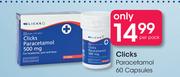 Clicks Paracetamol 60 Capsules-Per Pack