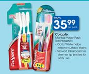 Colgate Manual Value Pack Toothbrushes-Per Pack