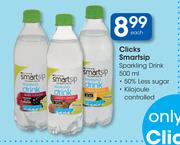 Clicks Smartsip Sparkling Drink-500ml Each