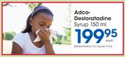 Adco Desloratadine Syrup-150ml Each
